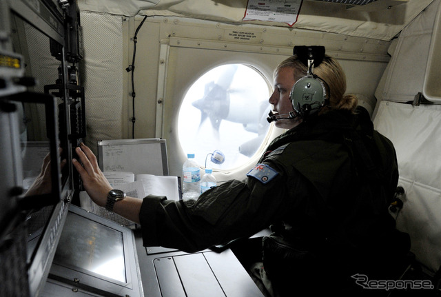 マレーシア航空MH370便の捜索にあたるオーストラリア空軍(3月21日)
