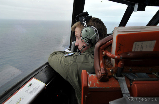 マレーシア航空MH370便の捜索にあたるオーストラリア空軍(3月21日)