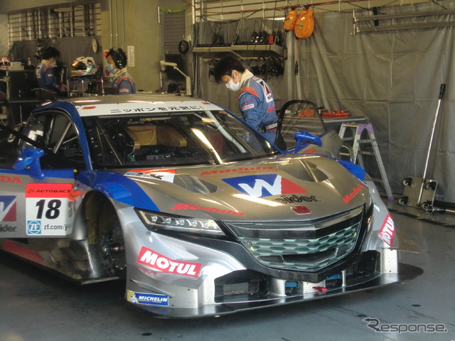 NSX勢の2日間総合トップタイムは#18 ウイダー モデューロ NSX CONCEPT-GT(全体10位)。
