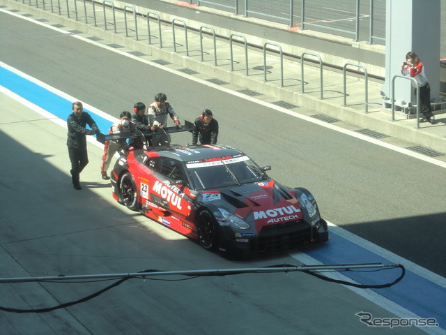 #23 MOTUL AUTECH GT-Rは、2日間総合でGT500クラス6番手タイムだった。