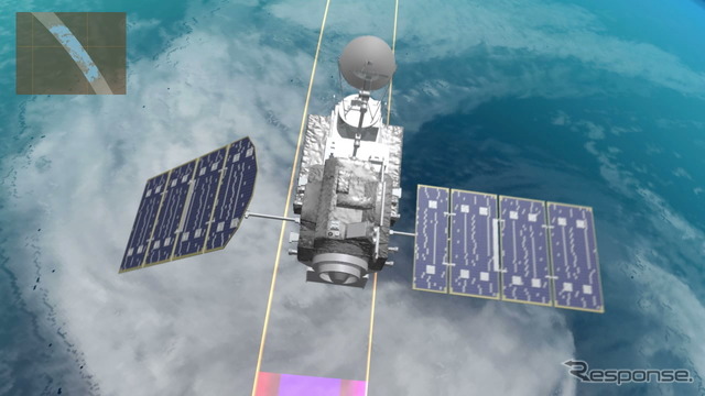 全球降水観測計画GPM衛星レーダーの初画像 3月10日の大雪をとらえる