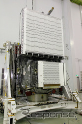 GPM主衛星搭載のNEC製二周波降水レーダ（DPR）が観測画像取得