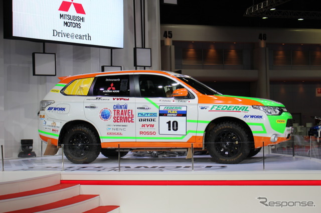 アウトランダーPHEV アジアクロスカントリーラリーカー(バンコクモーターショー14)