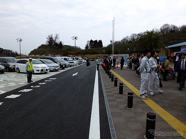 車道と歩道の段差を解消