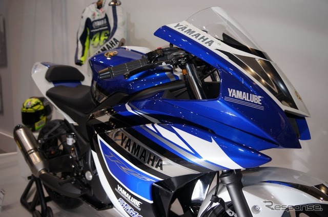 【東京モーターサイクルショー14】ヤマハ 250ccの新型スポーツ車を年内発売…毎日乗れるスーパーバイク