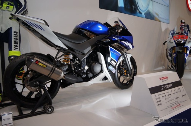 【東京モーターサイクルショー14】ヤマハ 250ccの新型スポーツ車を年内発売…毎日乗れるスーパーバイク