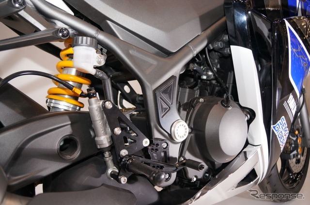 【東京モーターサイクルショー14】ヤマハ 250ccの新型スポーツ車を年内発売…毎日乗れるスーパーバイク