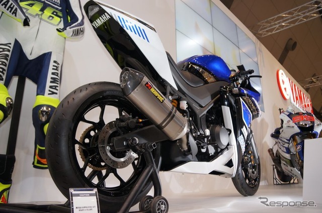 【東京モーターサイクルショー14】ヤマハ 250ccの新型スポーツ車を年内発売…毎日乗れるスーパーバイク