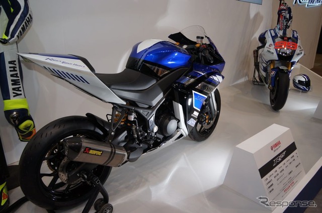 【東京モーターサイクルショー14】ヤマハ 250ccの新型スポーツ車を年内発売…毎日乗れるスーパーバイク