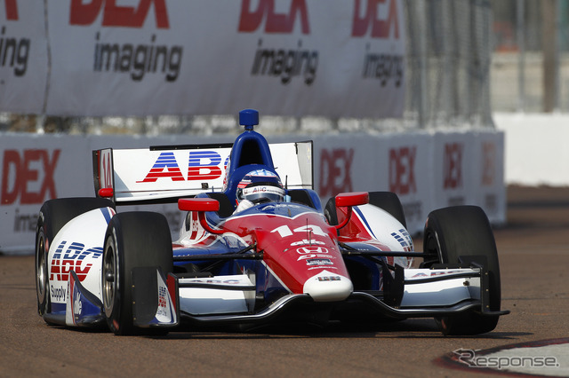 A.J.フォイトのチームでの2年目を迎えた佐藤琢磨。写真：Honda