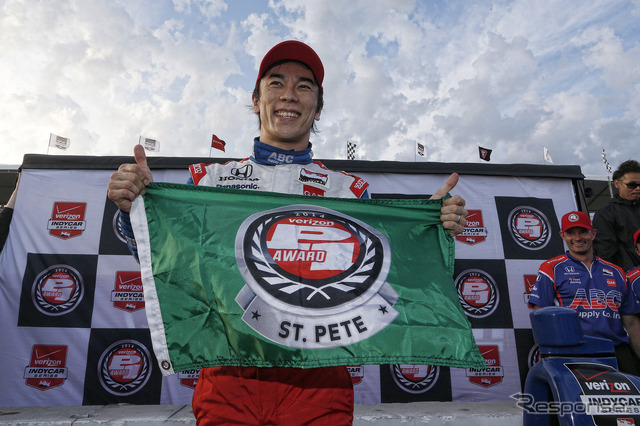 この勢いで開幕勝利を狙いたい佐藤琢磨。写真：Honda