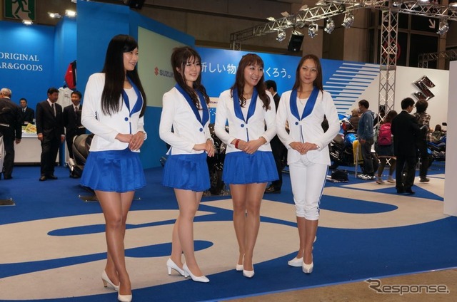 【東京モーターサイクルショー14】コンパニオン写真蔵…国内メーカー編