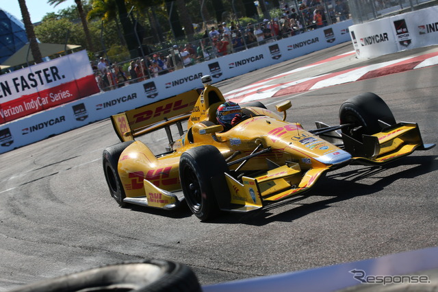 ハンターレイは決勝2位。写真：INDYCAR