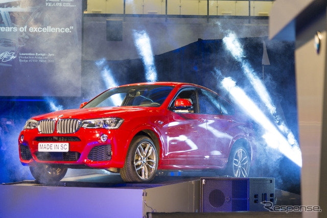 米国サウスカロライナ州スパータンバーグ工場で生産が開始されたBMW X4