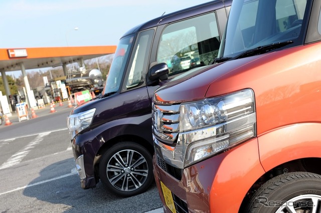 ダイハツ タントカスタムとホンダ N-BOX+カスタム