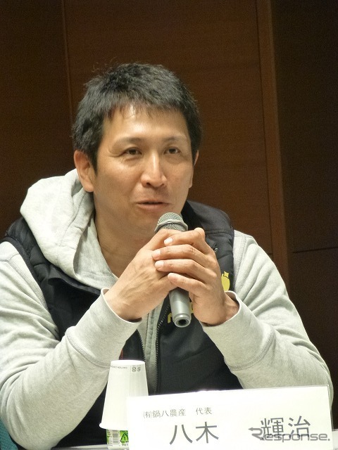 米生産農業法人「鍋八農産」(八木輝治代表取締役)