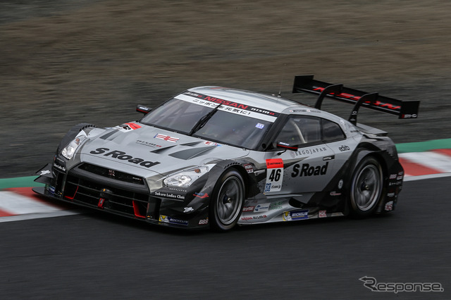 GT500予選3位の#46 GT-R。撮影:益田和久