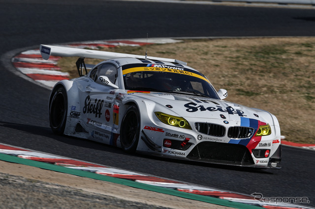 GT300決勝2位の#7 BMW Z4。撮影:益田和久