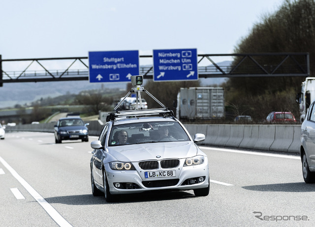 ドイツのアウトバーンでの自動運転のテスト