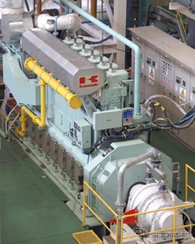 川崎重工の舶用ガスエンジンL30KG