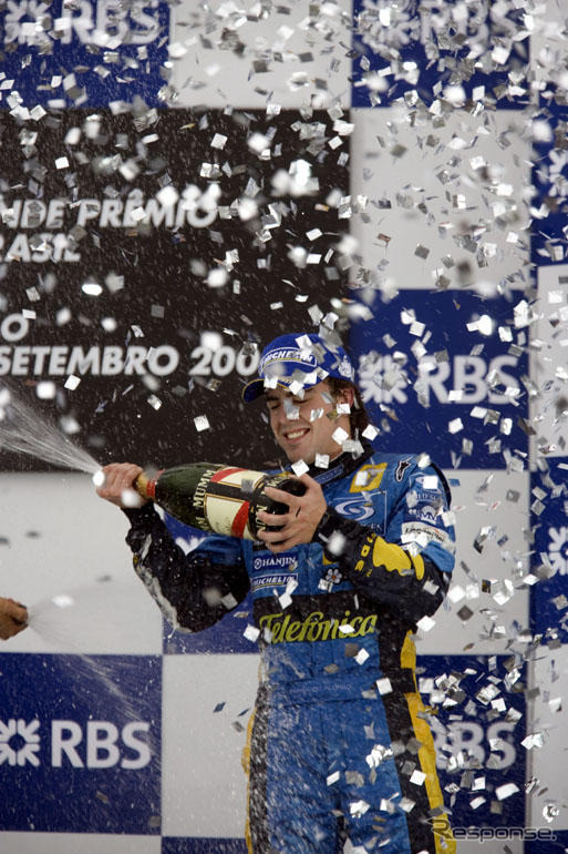 【F1ブラジルGP】決勝…アロンソ、年間チャンピオン決定