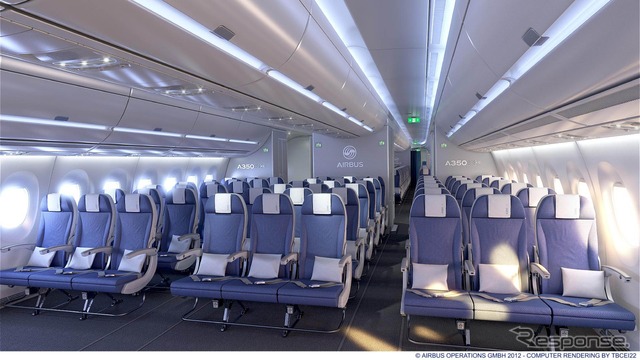 A350 XWBのエコノミークラス