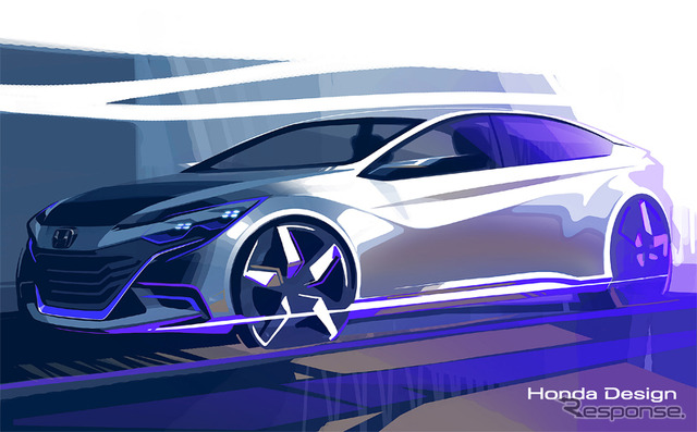 中国市場向け新型車のコンセプトモデル(デザインスケッチ)