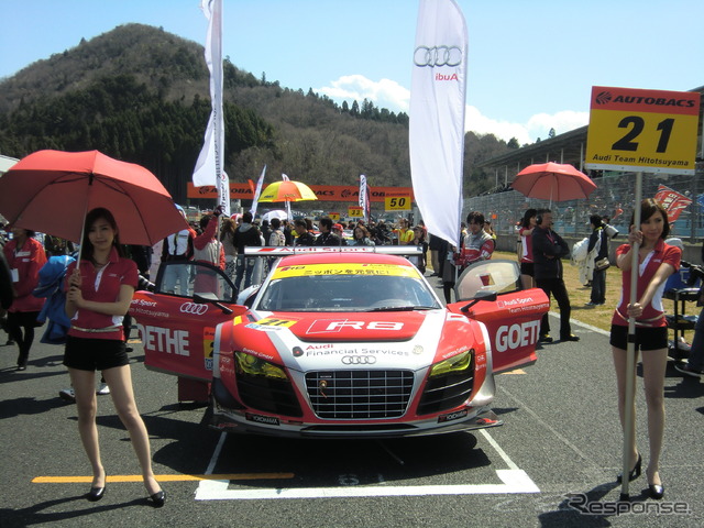 激戦のGT300クラスで王座を目指す、#21 Audi R8 LMS ultra。