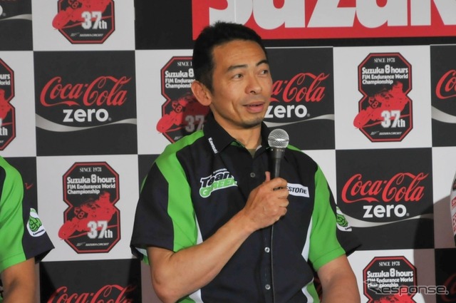 チームグリーンで全日本ロードレース(JSB1000)に参戦している柳川明選手