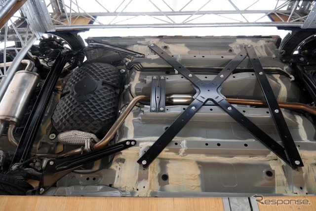 ミライースをベースに新骨格構造「Dフレーム」を施したシャシー周り