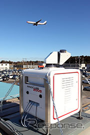 成田空港で後方乱気流の計測試験を実施(出典:JAXA)