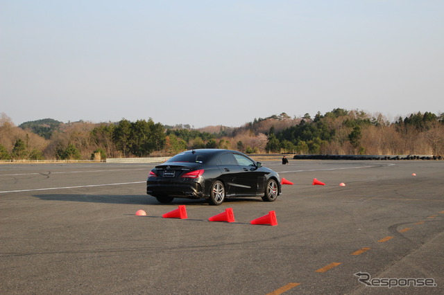 特設コースでのタイムアタック