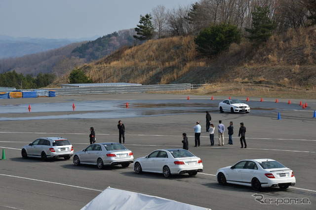 低μでの車両コントロール