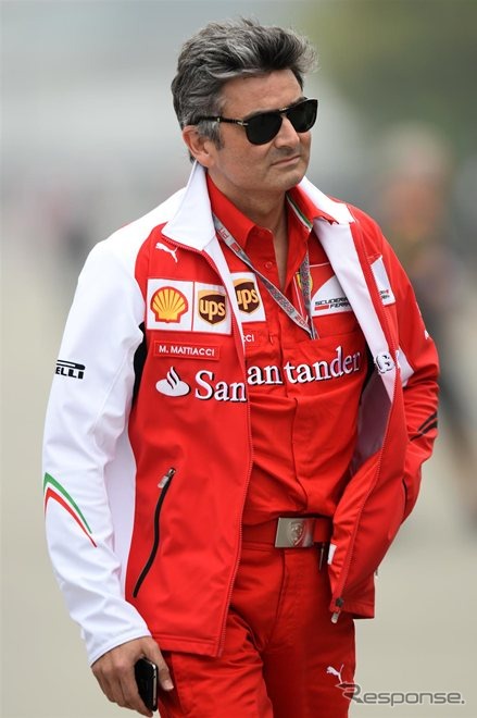 フェラーリチームの代表であるマルコ・マティアッチ氏