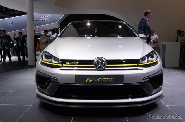 【北京モーターショー14】400馬力のモンスターゴルフ…VW ゴルフ R400 ［詳細画像］