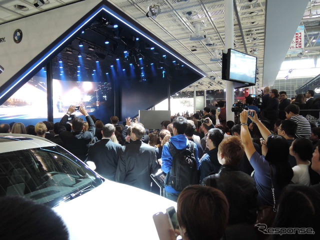 【北京モーターショー14】軽量化技術をアピールしたBMW