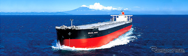 商船三井の鉄鉱石船「BRASIL MARU」