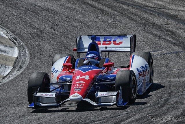 アラバマでは決勝13位だった佐藤琢磨。写真:Honda(予選日)