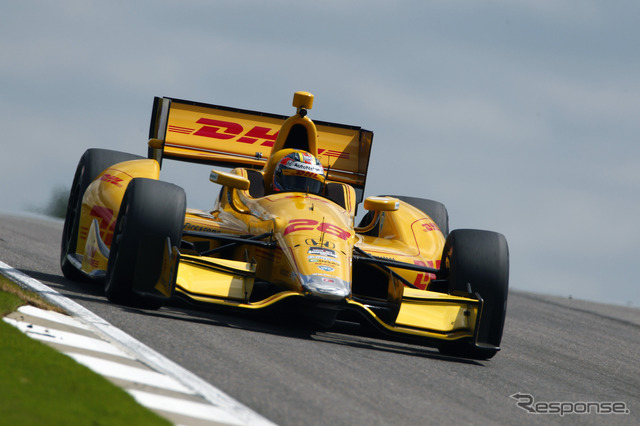 アラバマで今季初優勝を決めたハンターレイ。写真:Honda(予選日)