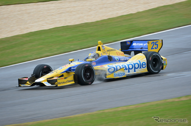 決勝2位のマルコ・アンドレッティ。写真:INDYCAR