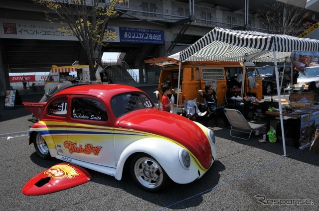 VW タイプ1のキャルルック。カラーリングがまさにカリフォルニア ルック