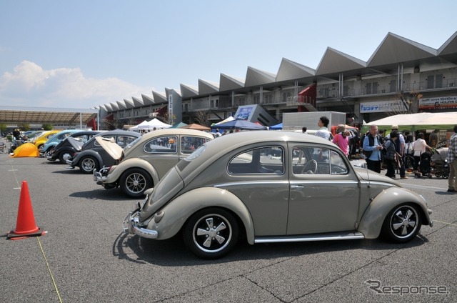 VW タイプ1。いわゆるフックスホイールを履いたもの