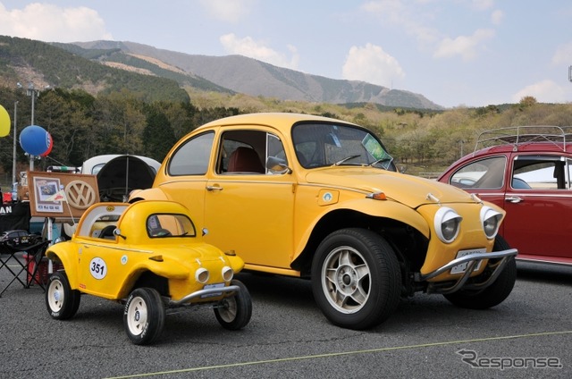タイプ1のバハバグ仕様。Baja Bugとはメキシコのバハ カリフォルニア半島を走るデザートレース用に改造されたビートルベースのバギーのこと