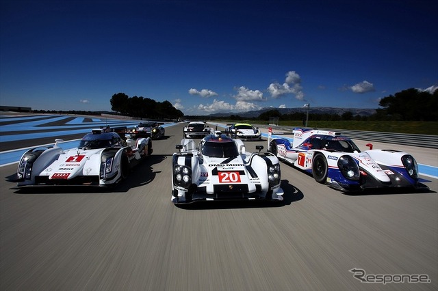2014 WEC LMP1ハイブリッドクラス参戦車両