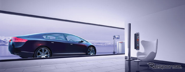 【東京モーターショー05】ホンダ HES…自宅で水素を製造、お風呂も沸かせる