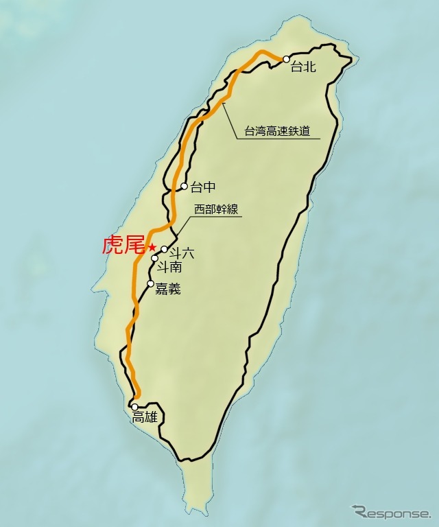 虎尾は台湾西側の中南部にある小都市。台北～高雄間を結ぶ西部幹線の斗六駅か斗南駅からバスでアクセスできる。台北と虎尾を直接結ぶバスも運転されている。