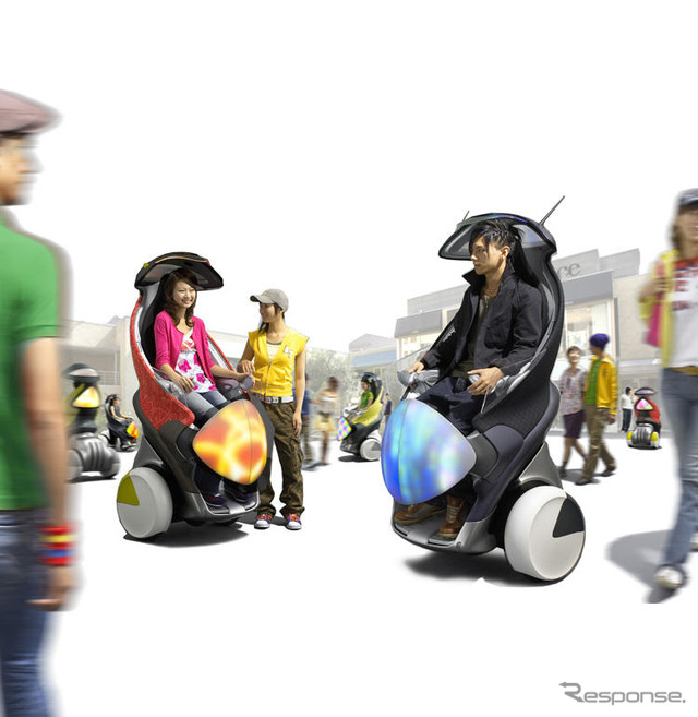 【東京モーターショー05】トヨタの“着るクルマ”発展型、i-swing