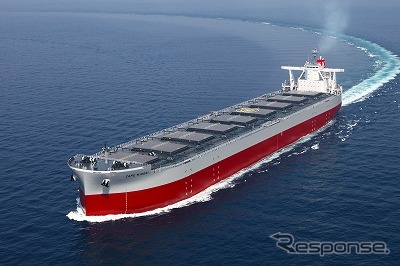 ジャパン・マリンユナイテッド、次世代省エネ型バルクキャリア(G209BC)「ケープ・ミドリ」を引き渡し