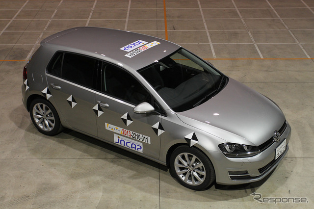 VW ゴルフ、JNCAPで輸入車初の5つ星獲得