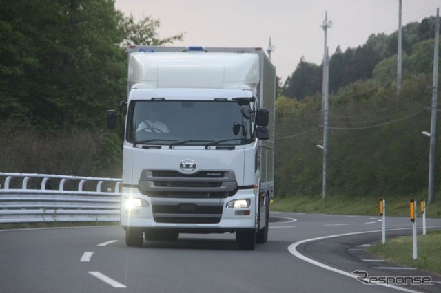 新型クオンの試乗テスト